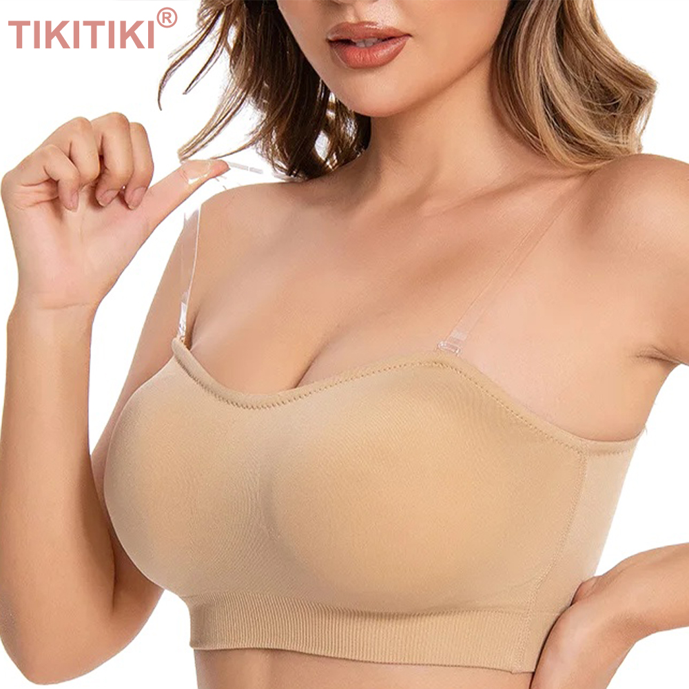 Underwire Bra Padded - Strapless Bras For Women Wireless Push
