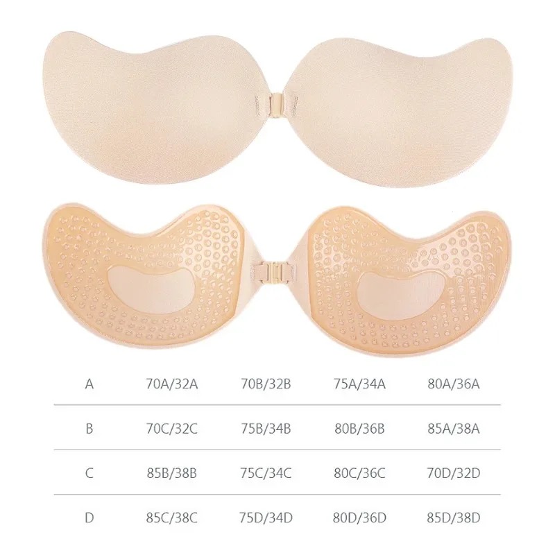 Invisible Strapless Adhesive S - огляд і ціна Push Up Bra Silicone