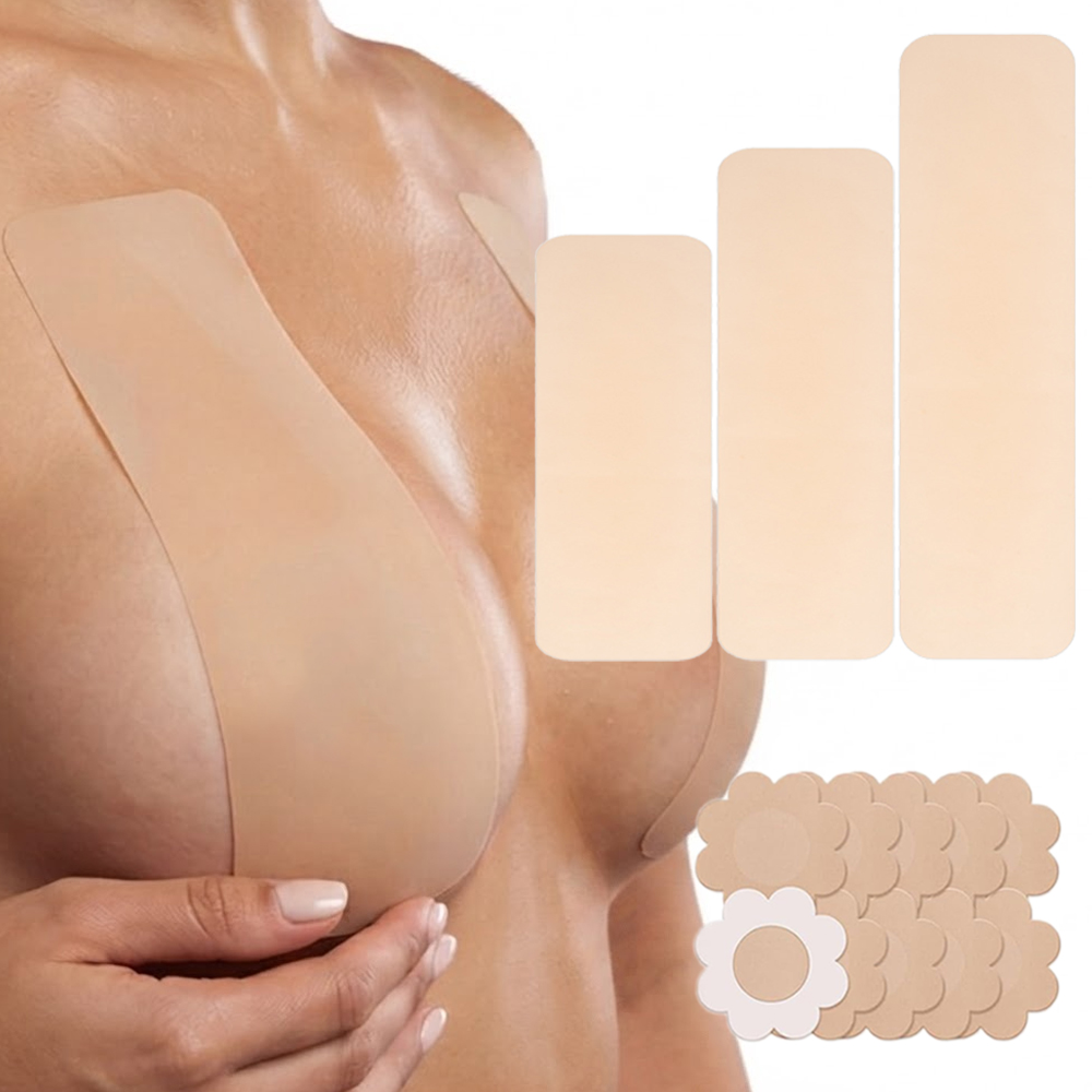 6Pcs Precut Silicone Boob Tape - огляд і ціна Push Up Bra Silicone