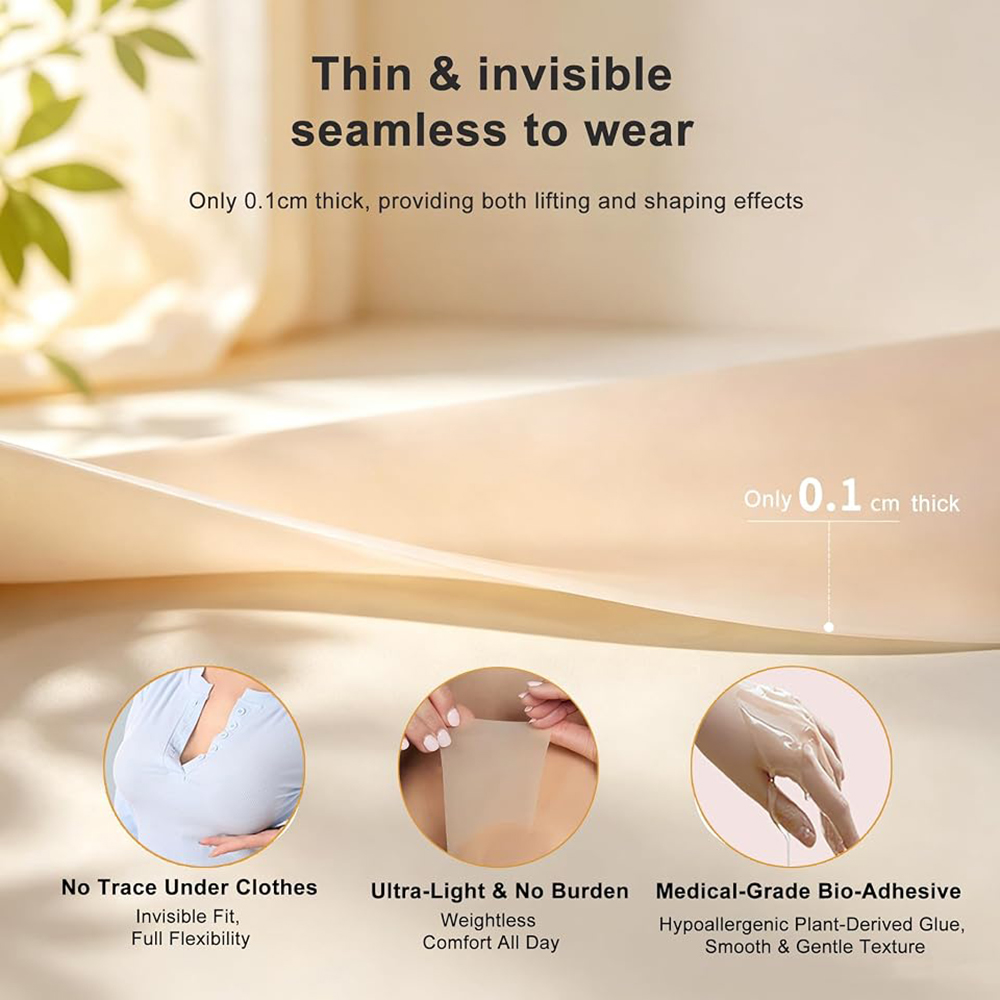 6Pcs Precut Silicone Boob Tape - огляд і ціна Push Up Bra Silicone