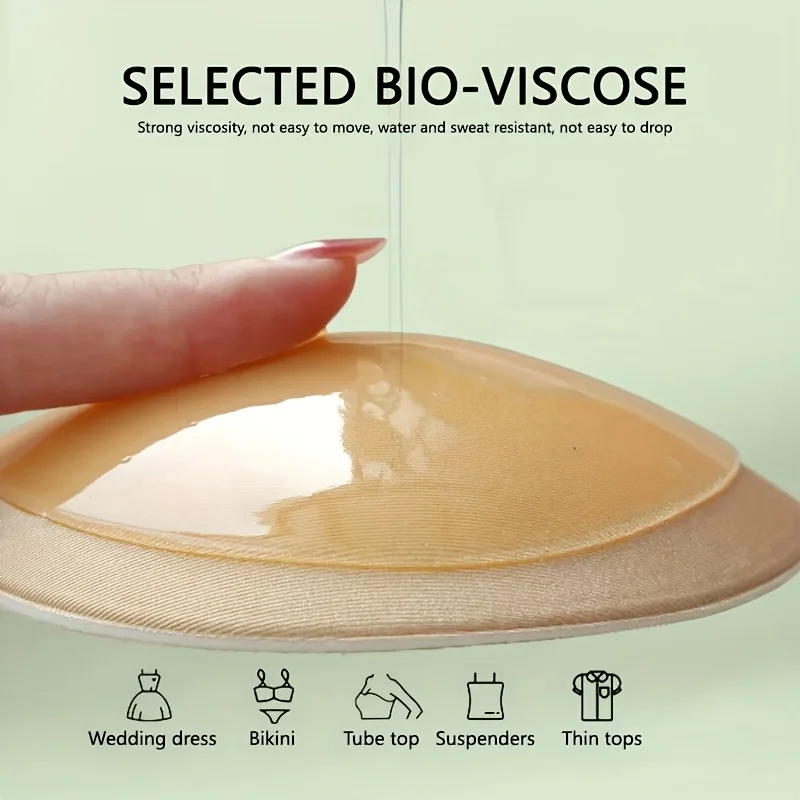 1Pair Silicone Bra Inserts Bre - огляд і ціна Push Up Bra Silicone