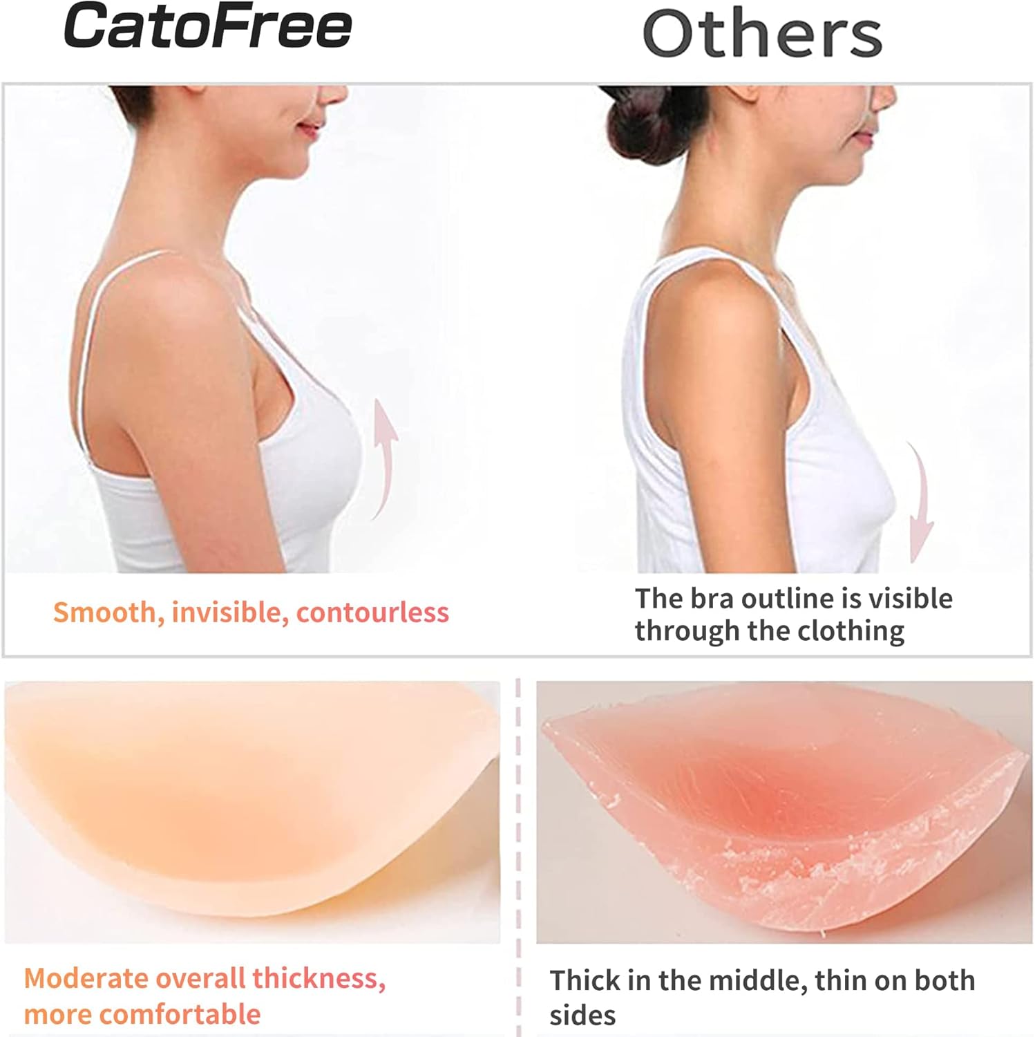 Push-Up Wire-Free Solid Silico - огляд і ціна Push Up Bra Silicone