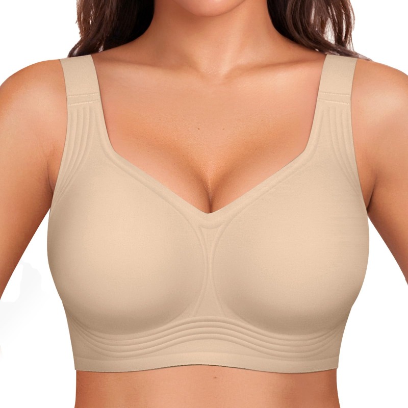 Plus Size Wireless Jelly Bra W - огляд і ціна Underwire Bra Padded