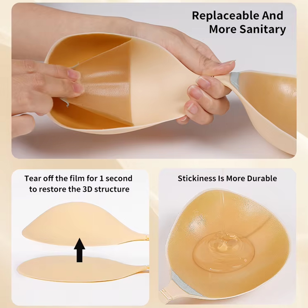 Cleavage Lift Silicone Stick-o - огляд і ціна Backless Bra Sticky