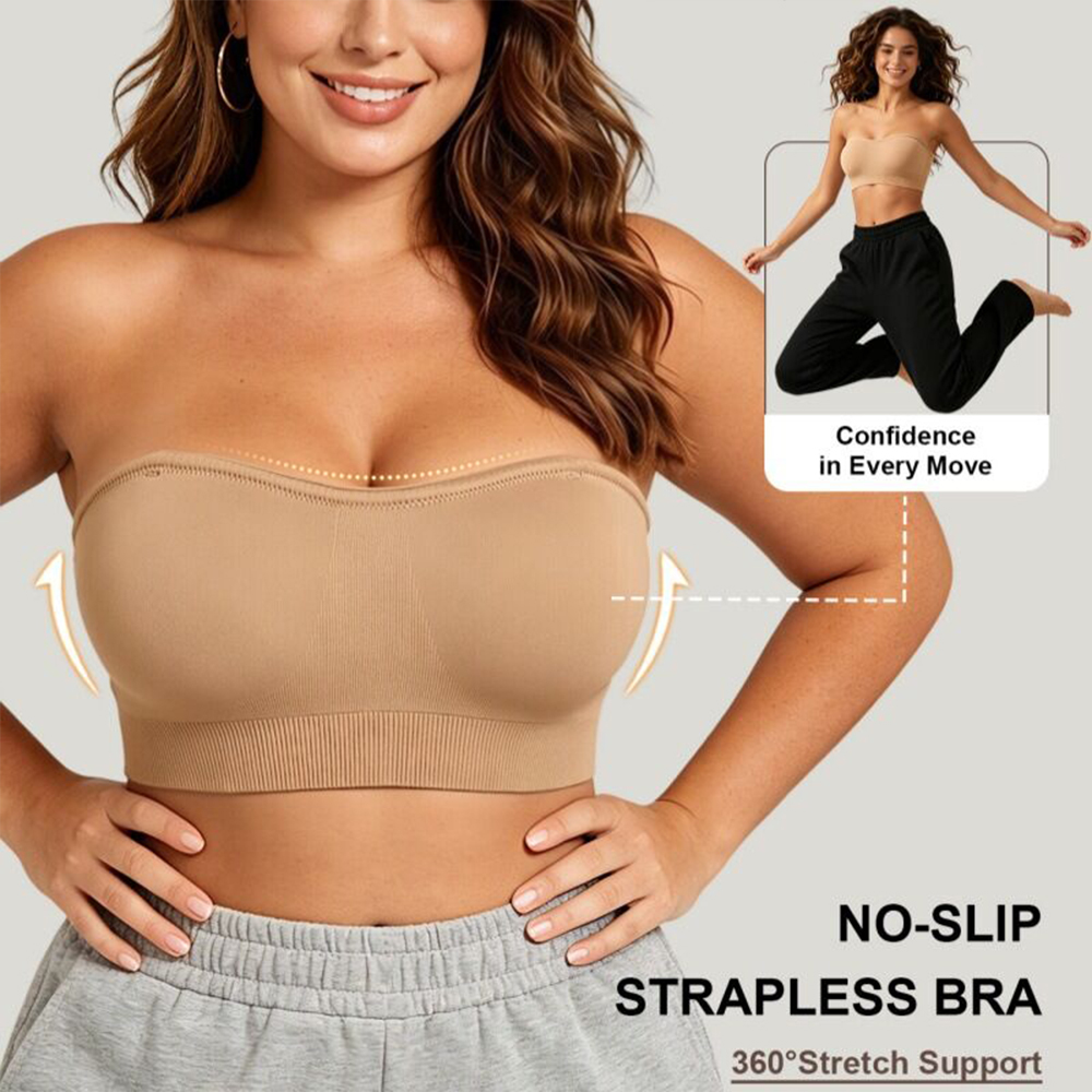 Strapless Bras For Women Wirel - огляд і ціна Underwire Bra Padded