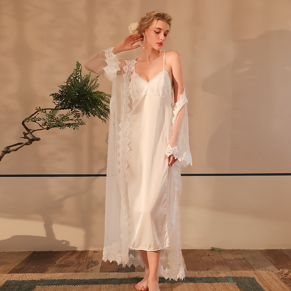 Bridal Satin Lace Robe Cami Sl - огляд і ціна Sheer Mesh Bra